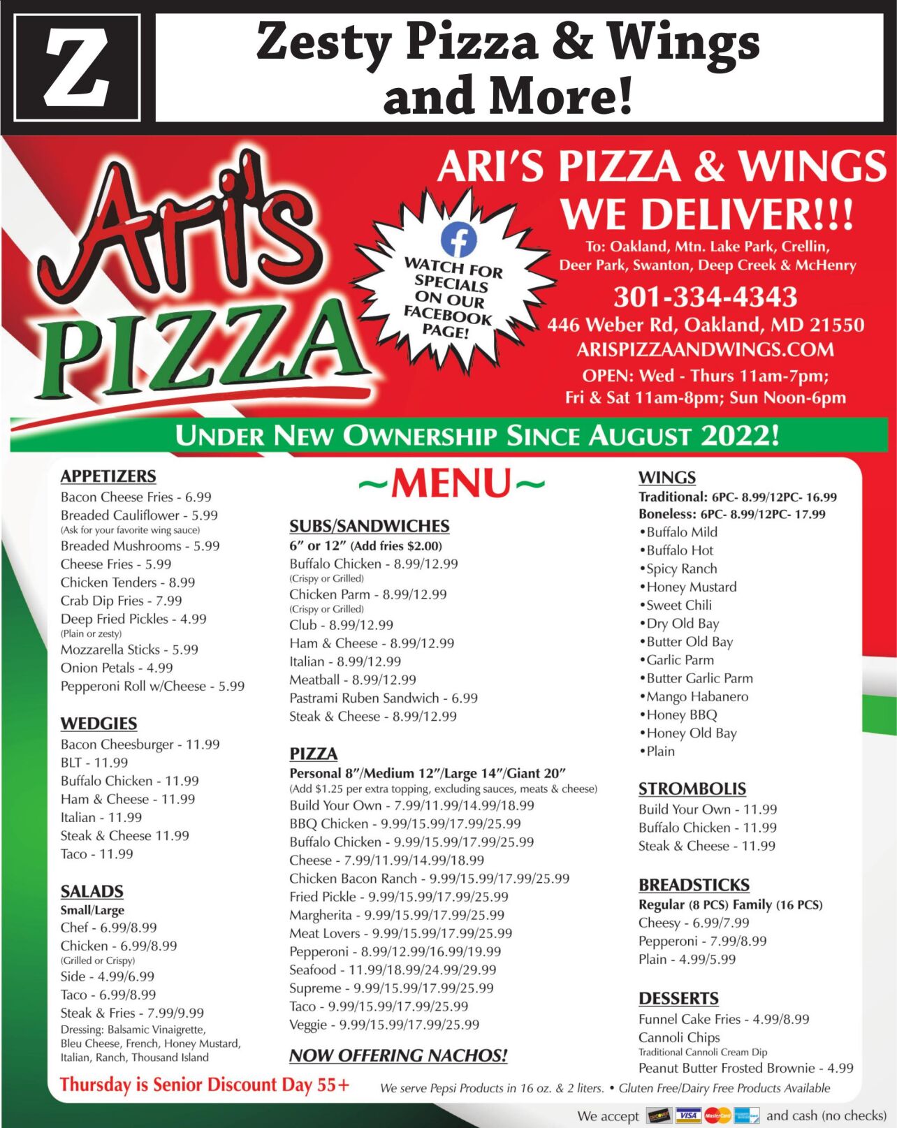 ARIS PIZZA | Other | wvnews.com