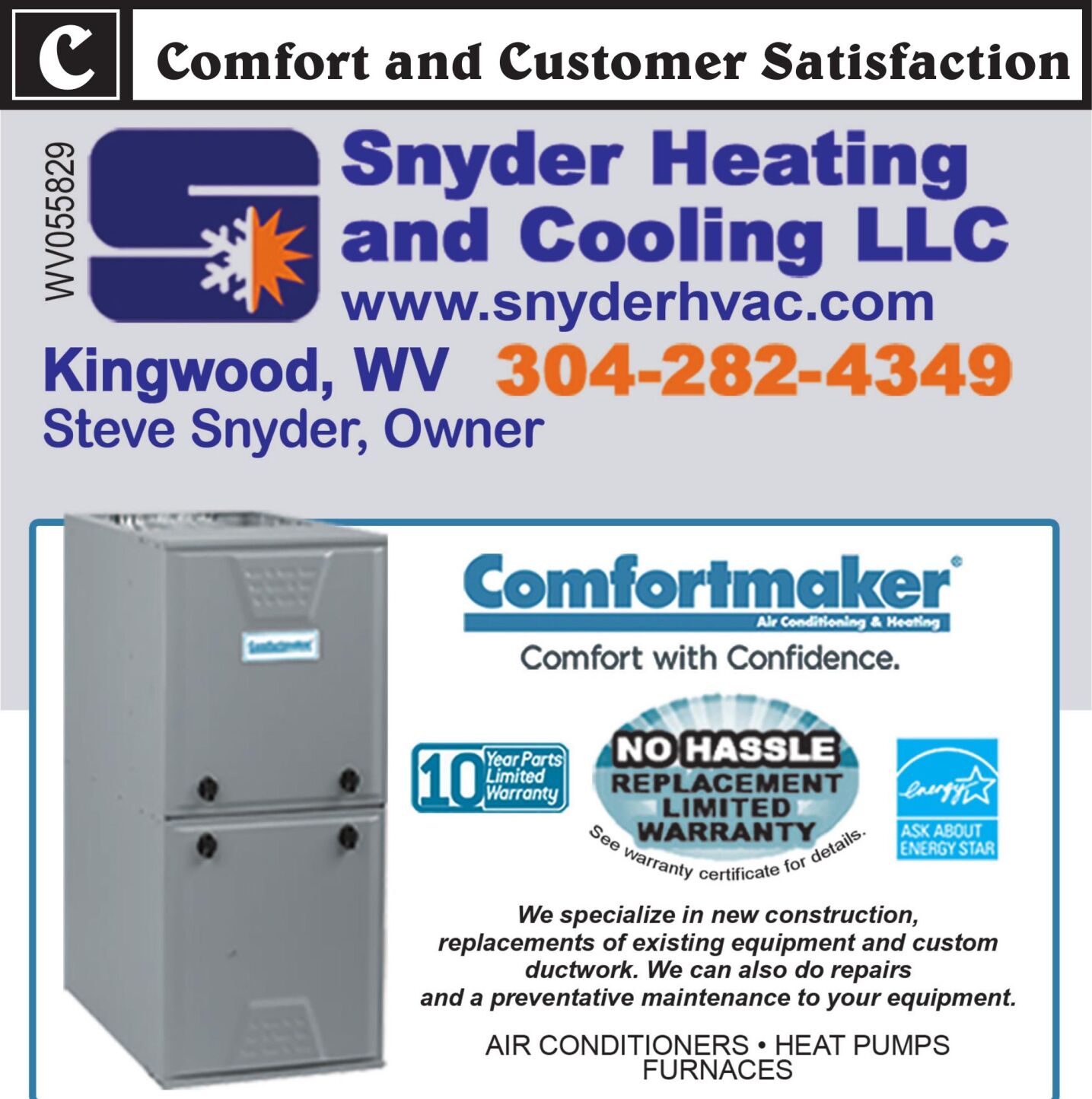 snyder heating & air conditioning