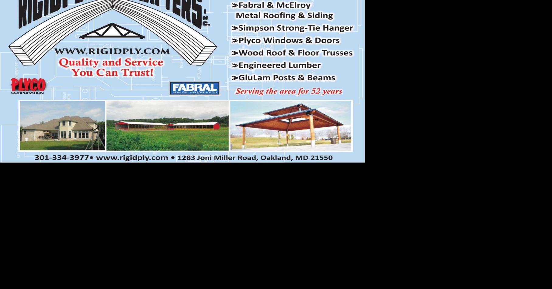 RIGIDPLY RAFTERS | Other | wvnews.com