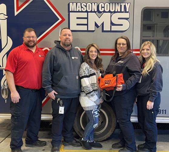 Fetch Foundation donates FIDO Bags to Mason County EMS and Sheriff's