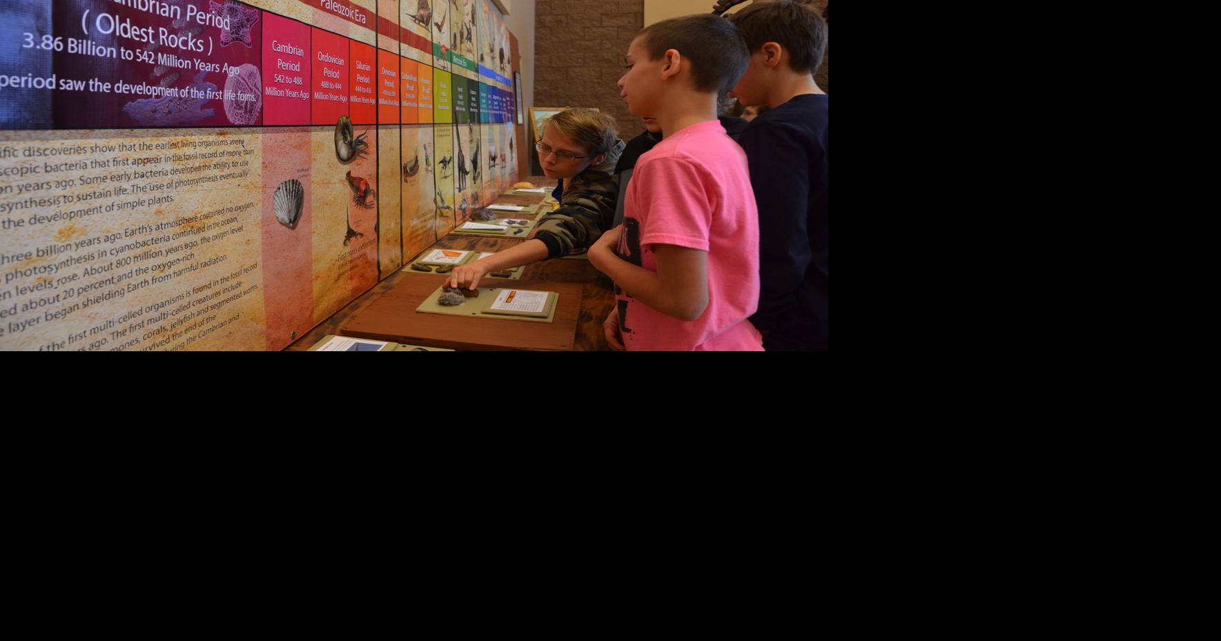 Students experience what life was like when dinosaurs were alive at