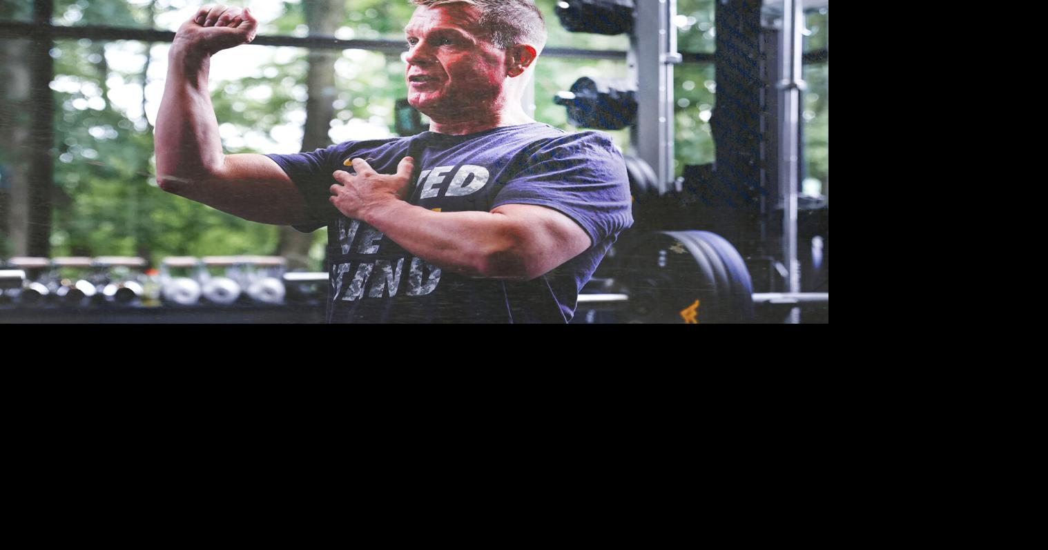 WVU Basketball 0123 Shaun Brown demonstrates West Virginia University