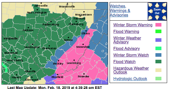 Update: Flood watch issued for large area of WV through Thursday | WV ...