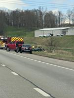 Single-vehicle accident injures, entraps one individual on Interstate 79