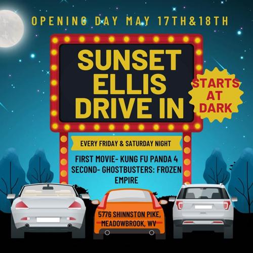 Sunset DriveIn in Shinnston (West Virginia) to hold season opening