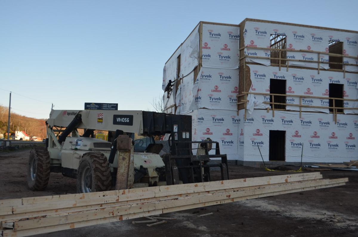 Progress Being Made On Construction Of Hampton Inn News Wvnews Com