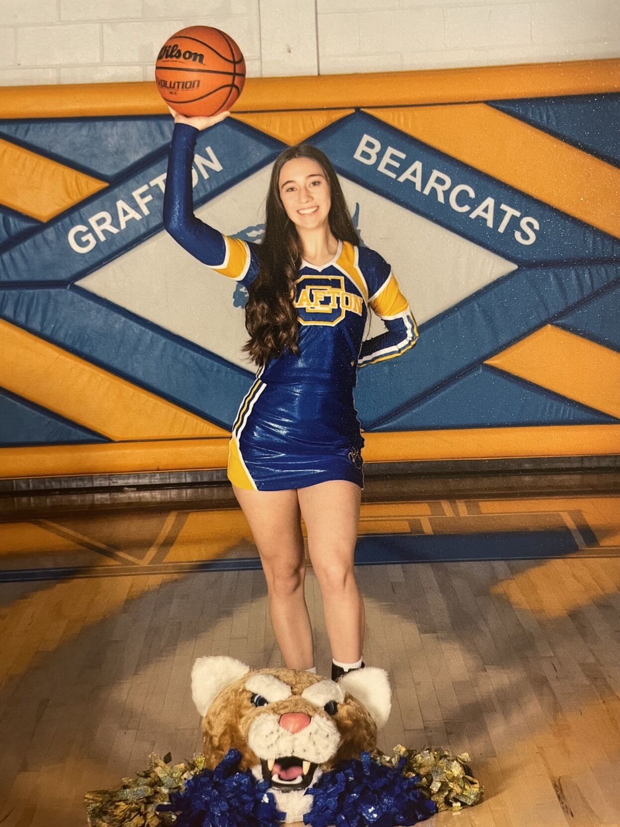 Grafton senior cheerleader Miley Knotts aims to help lead Bearcats back
