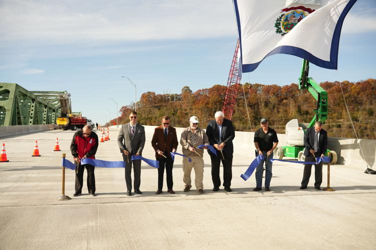 West Virginia officials celebrate opening of westbound lanes on new