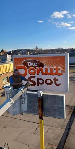 Blue skies and donuts