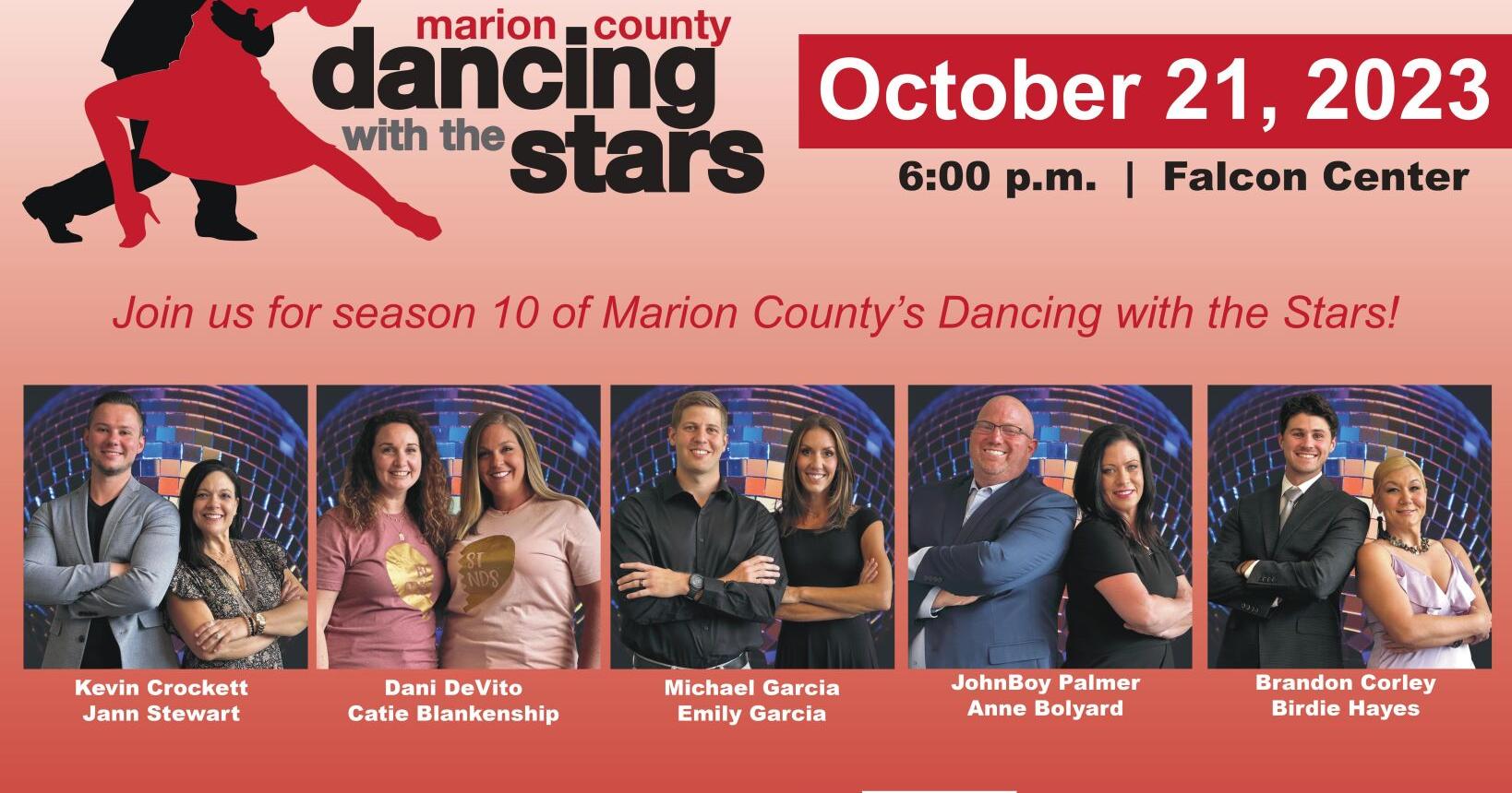 Pairs announced for 10th annual Marion Co., West Virginia, Dancing with the Stars - Vimarsana News