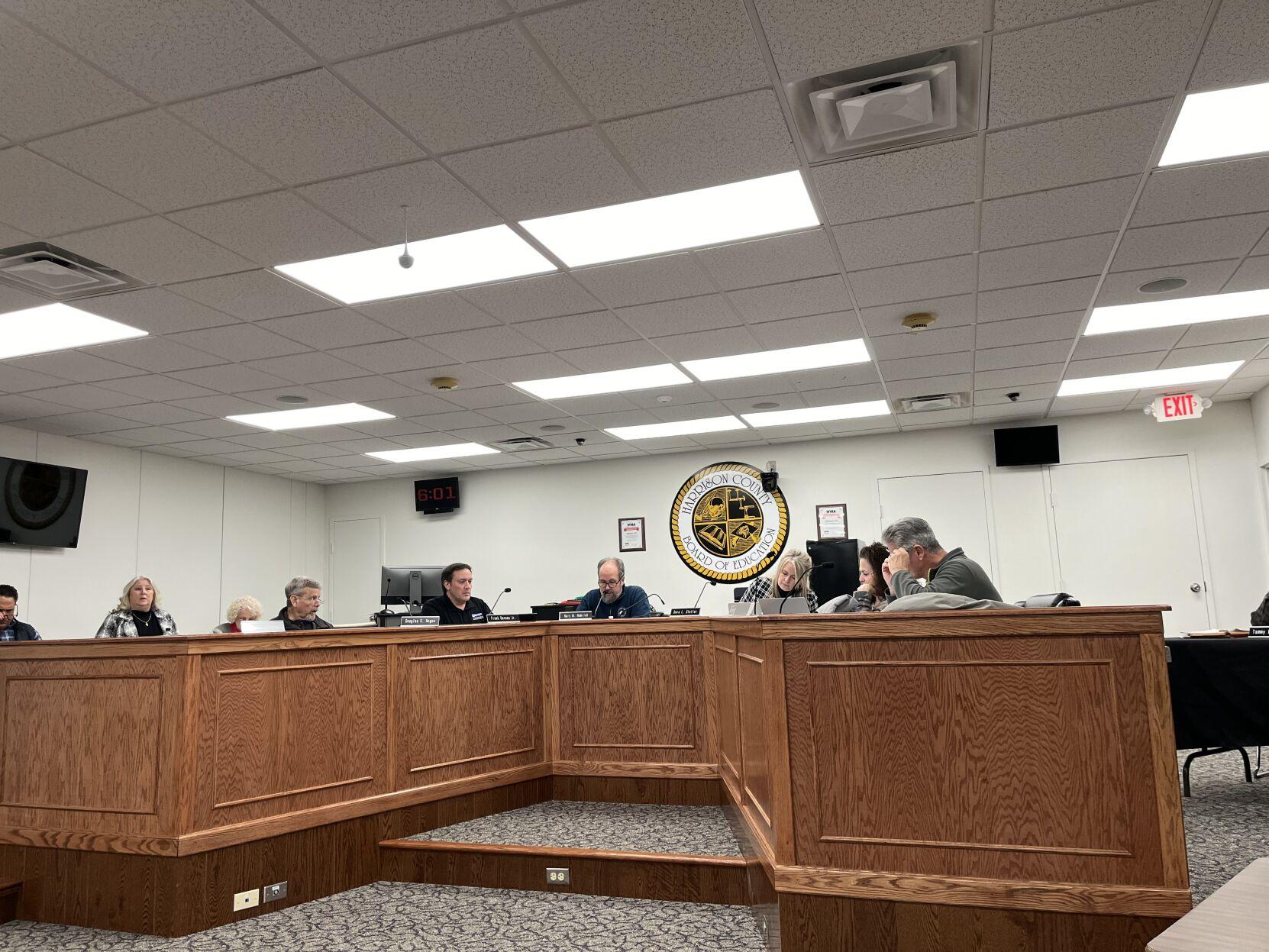Harrison County (West Virginia) Board of Education discusses first