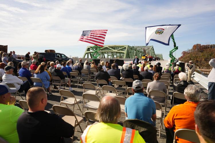 West Virginia officials celebrate opening of westbound lanes on new