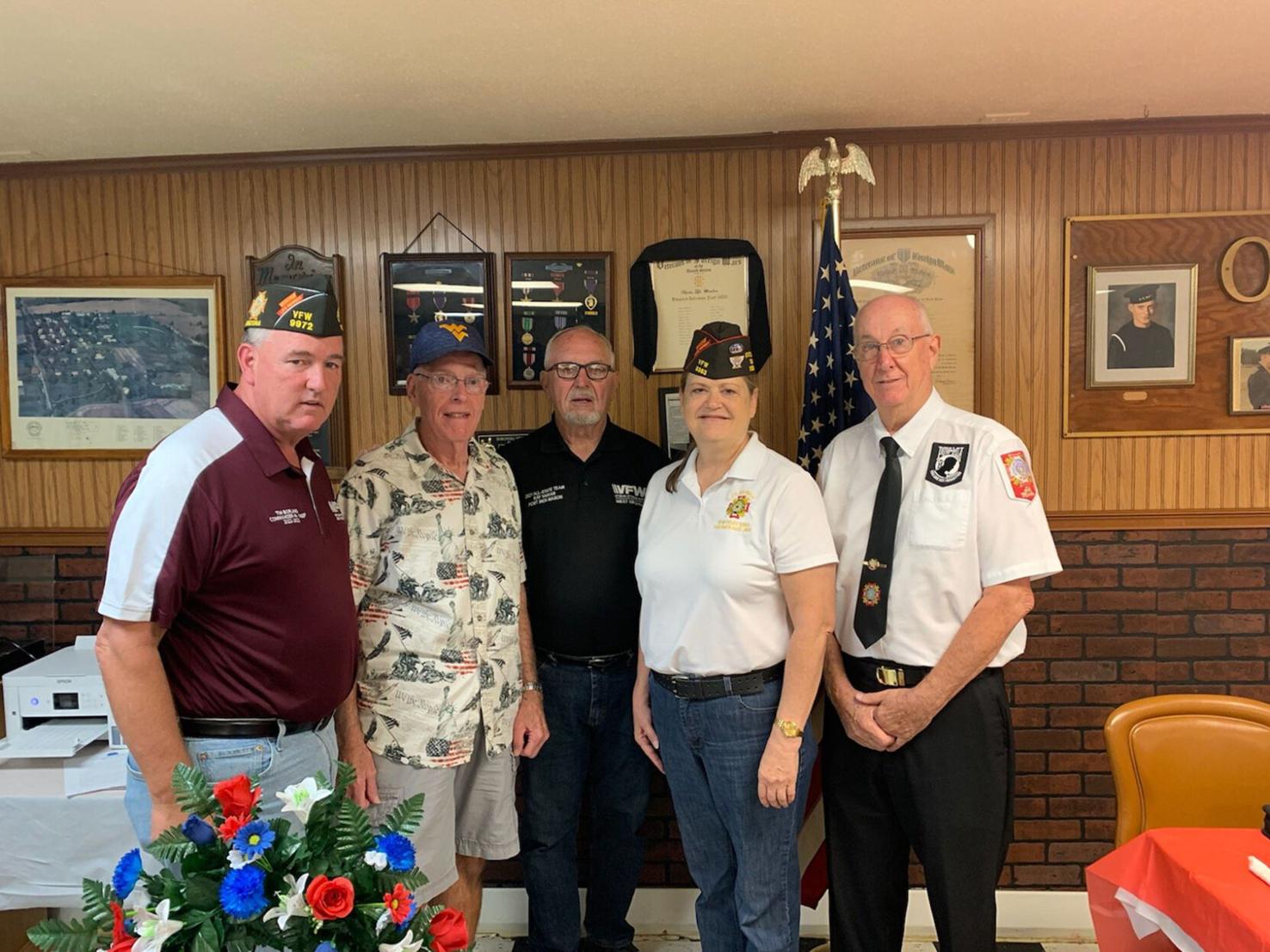 VFW Commanders visit