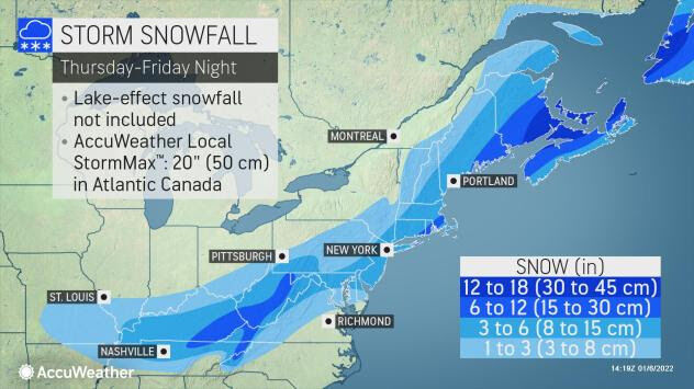 First Call Snowfall Forecast for Tonight's Surprise Heavy Snow In Parts of  Pennsylvania - PA Weather Action