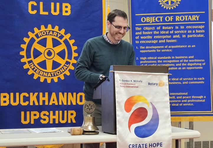 Upshur County (West Virginia) Rotary Club meeting sees Parish House