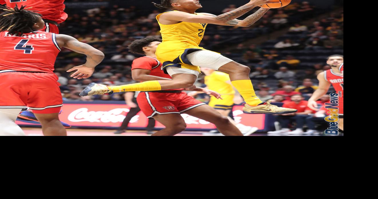 WVU Basketball RaeQuan Battle West Virginia University Sports