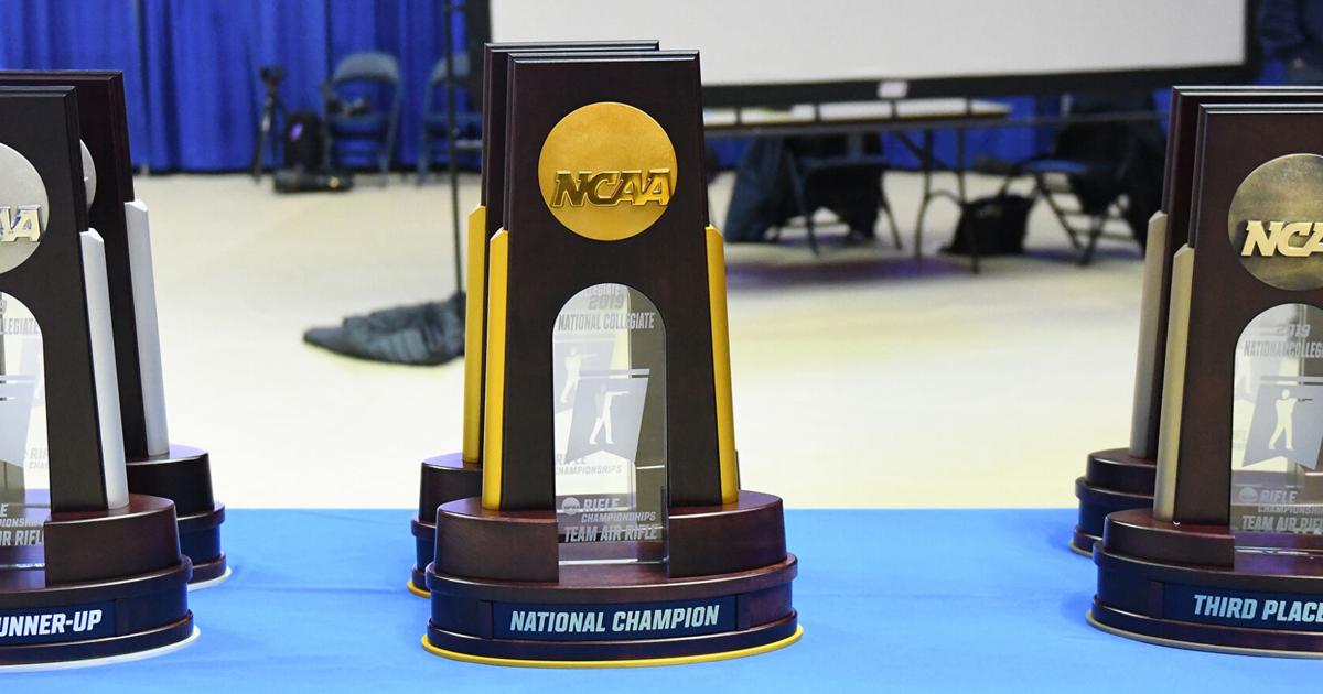 0318 NCAA Rifle championship trophies copy.jpg