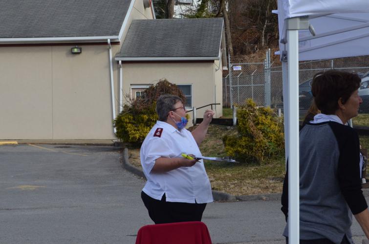 Clarksburg (West Virginia) Salvation Army distributes Christmas gifts