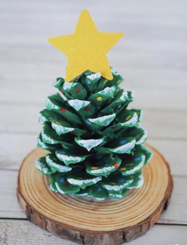 Christmas tree craft