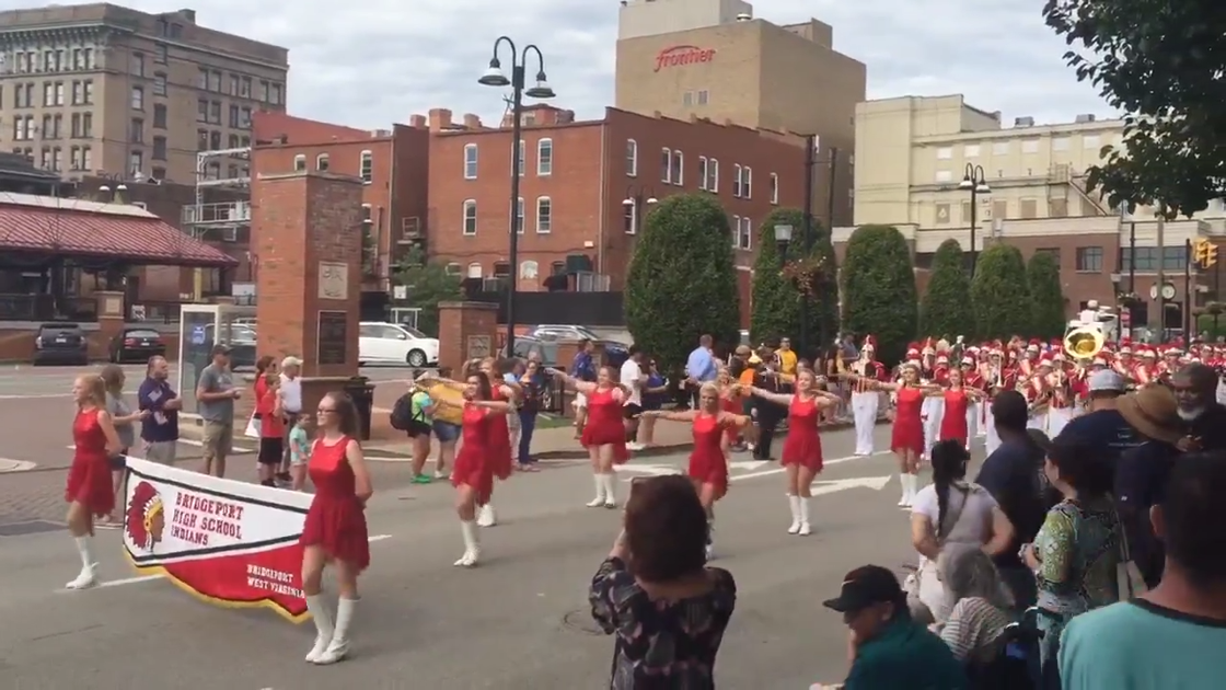 Bridgeport Marching Band in Italian Heritage Festival parade Tv