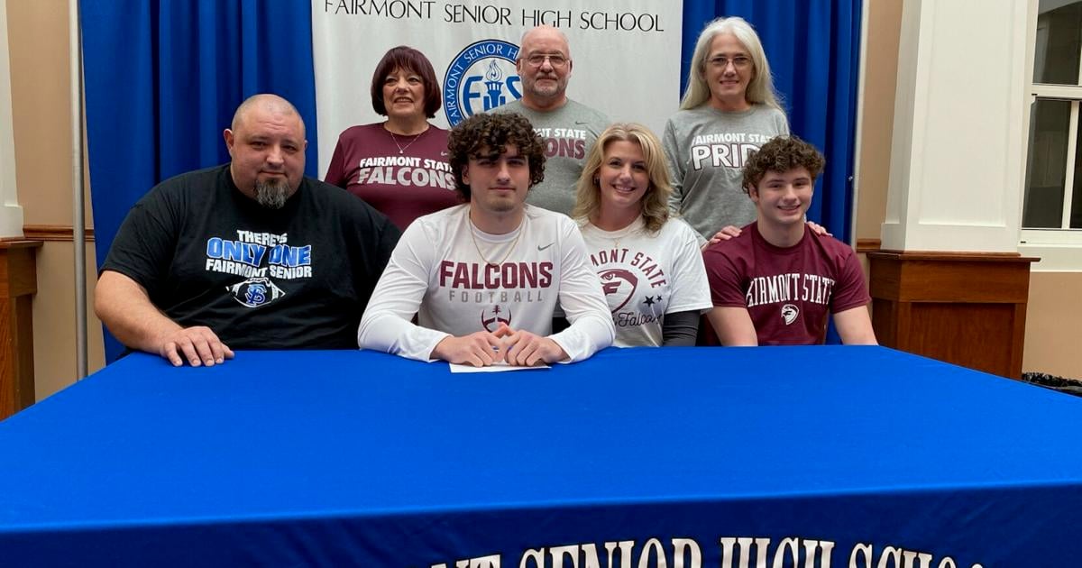 Tasker Sign Fairmont Senior's Landen Tasker signs with Fairmont State | West ...