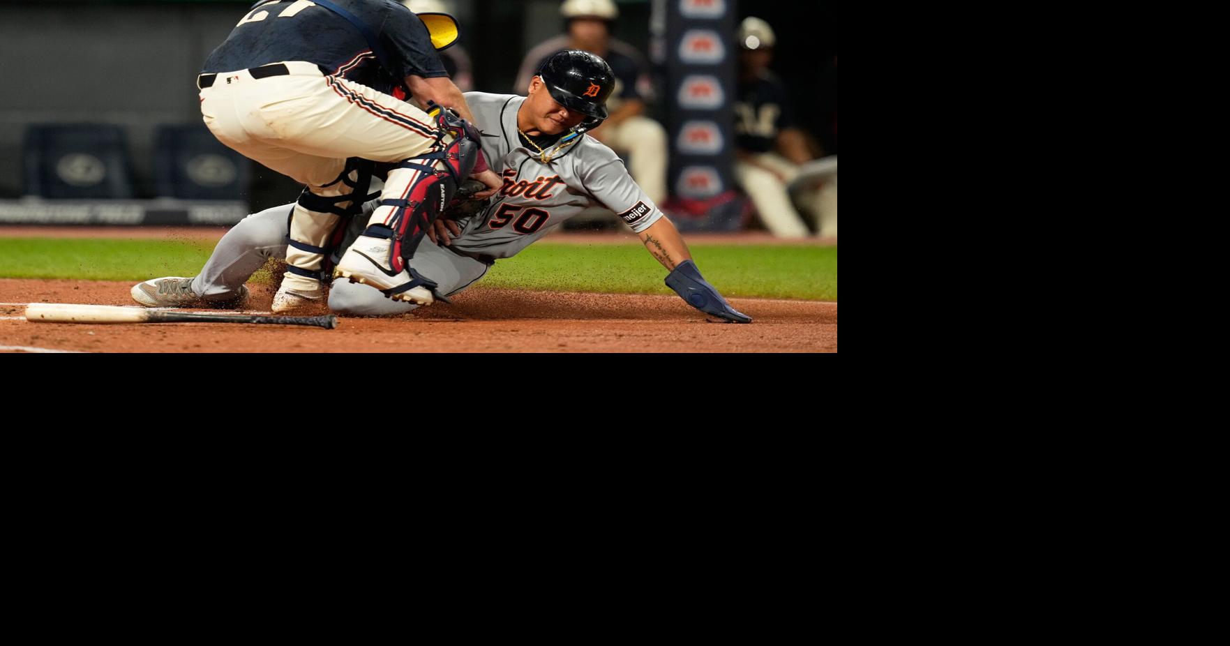 APTOPIX Tigers Guardians Baseball
