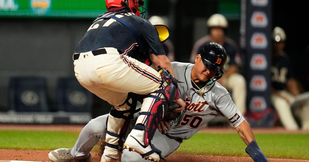 APTOPIX Tigers Guardians Baseball