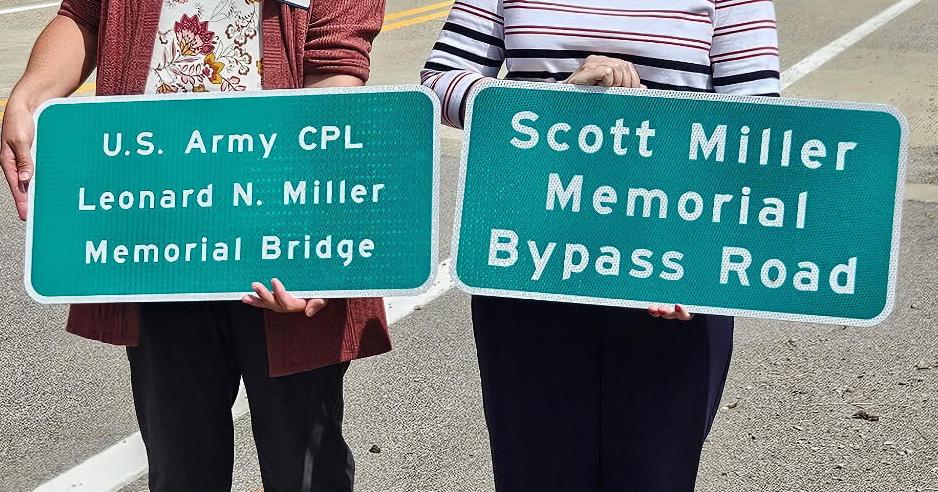 Scott Miller bypass, Leonard 'Newt' Miller bridge dedicated in Roane County