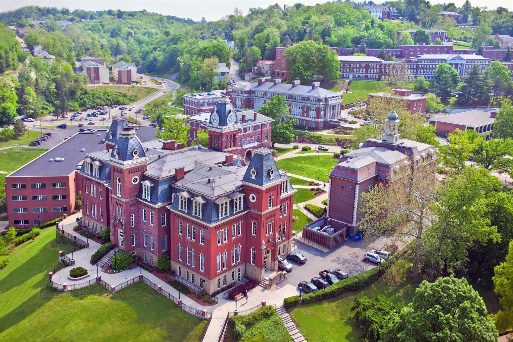 Shot of WVU downtown campus