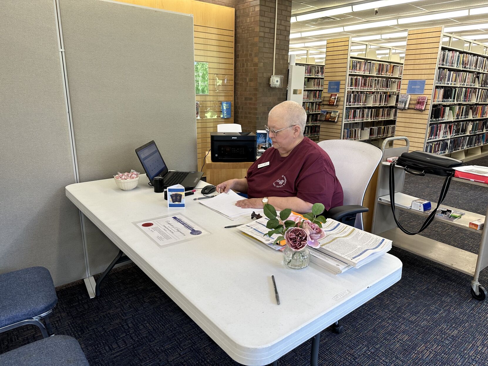 Passport Fair Held At Clarksburg-Harrison (West Virginia) Public ...