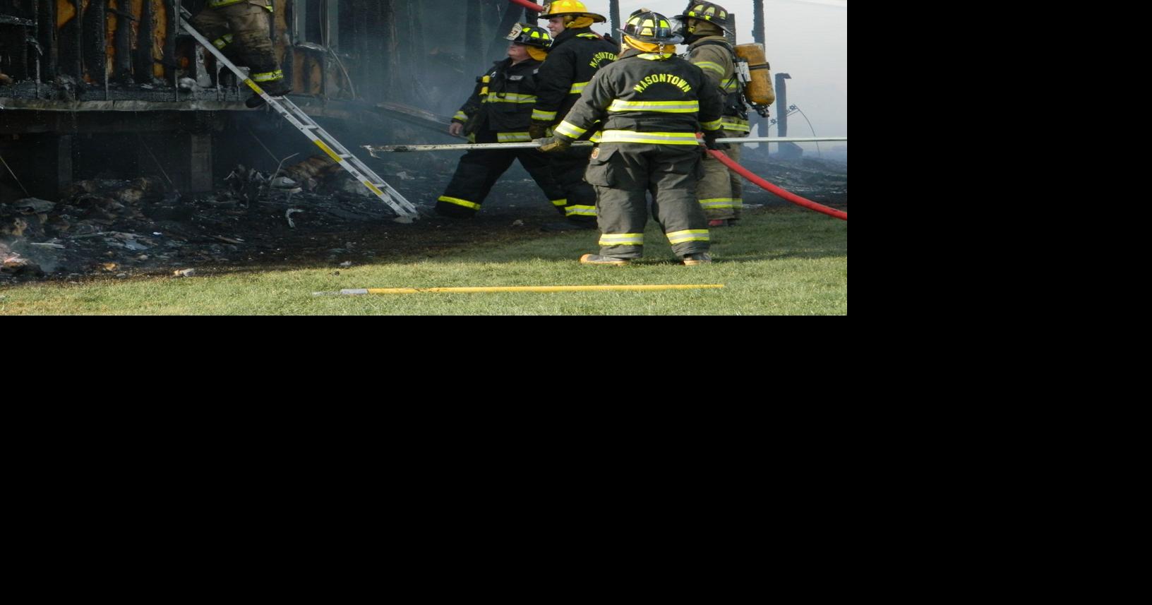 Masontown Volunteer Fire Department and several other crews on scene