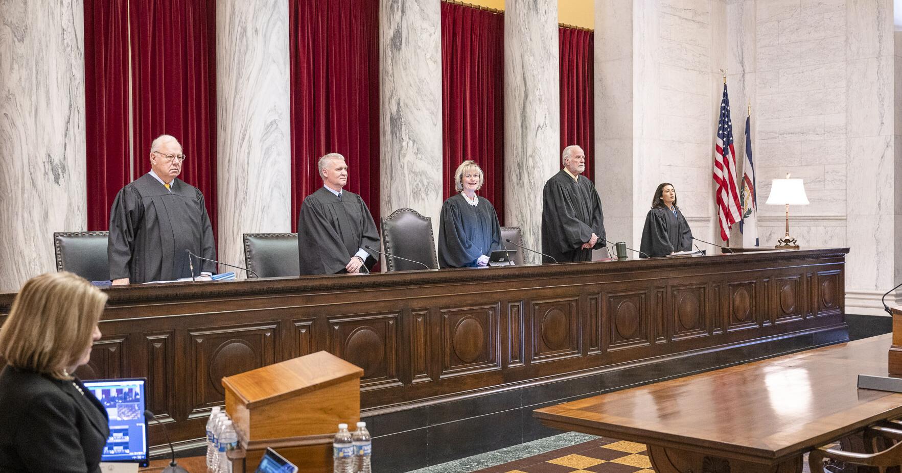 In the background: Several lawyers help West Virginia justices as they decide law - Vimarsana News