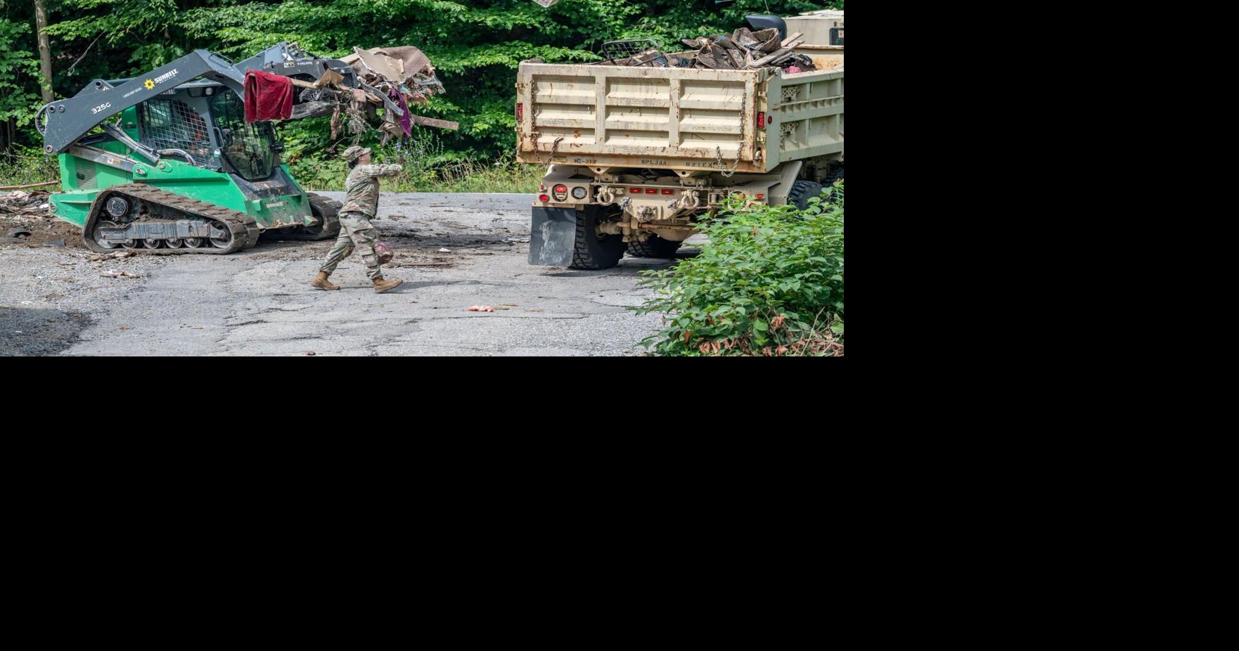 West Virginia National Guard continues Boone County flood debris removal