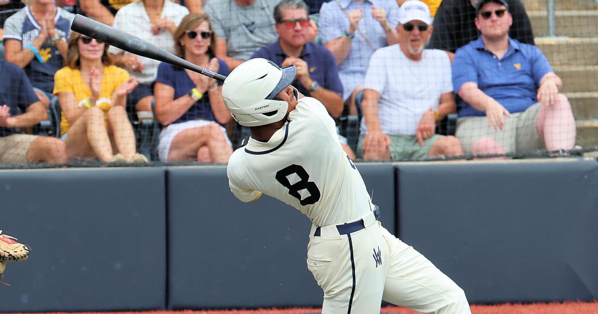 WVU Baseball Ty Hall Home Run Front