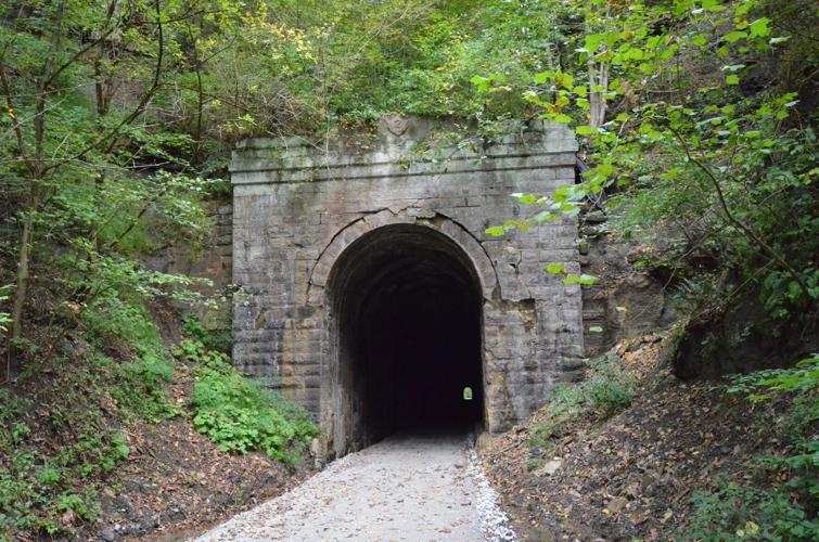 Flinderation Tunnel in Salem, West Virginia, popular source of