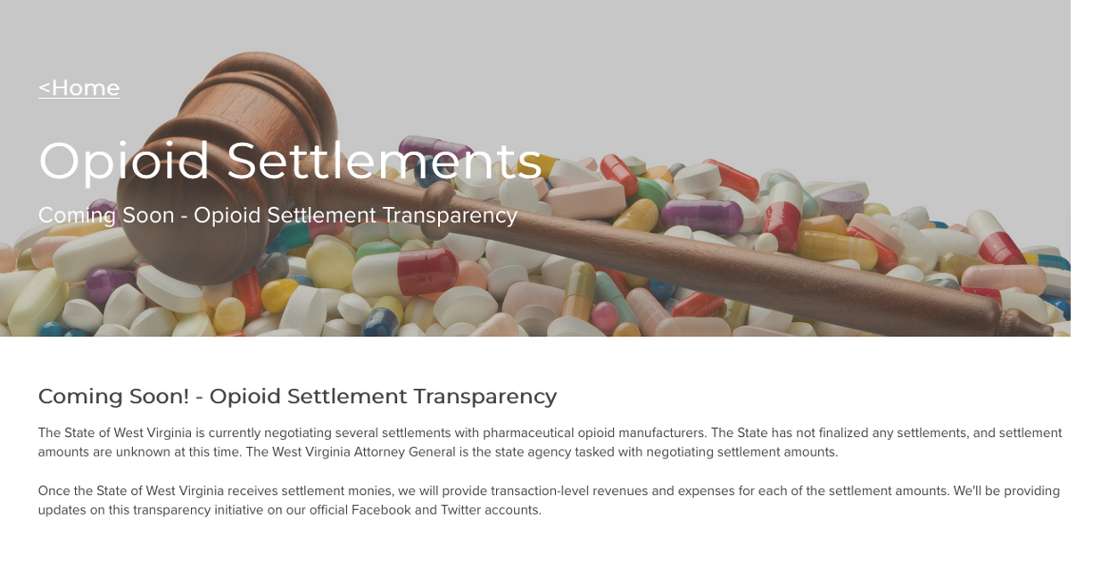 Opioid settlement fund tracker to be hosted on West Virginia Checkbook ...