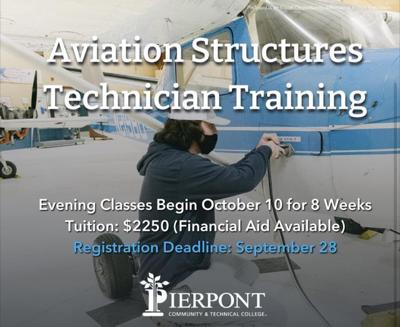 Aircraft Structures Technician Training course scheduled by Pierpont ...