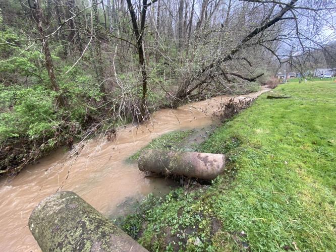 Heavy rains in Harrison County (West Virginia) causes flooding in Salem ...