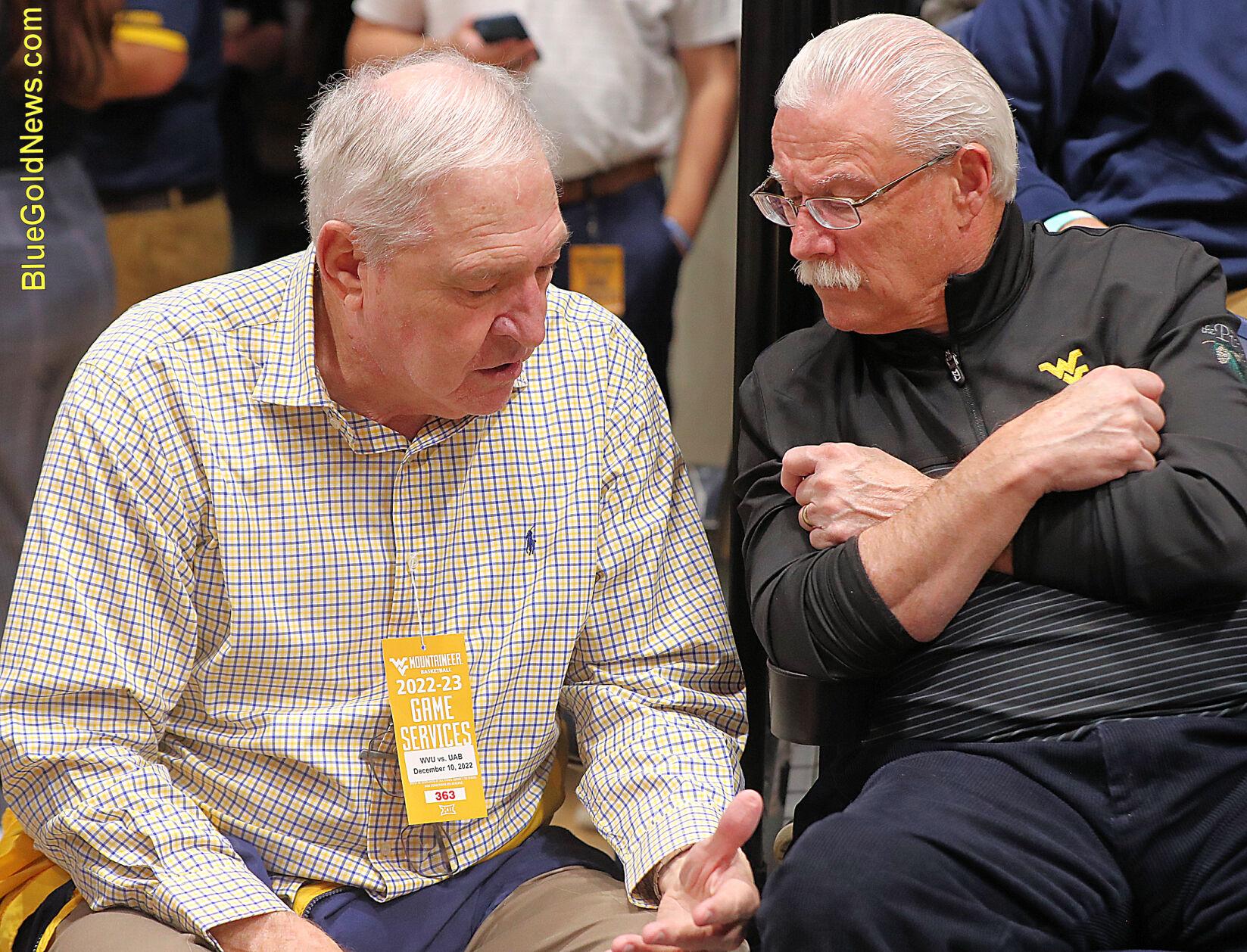 WVU Basketball Gale Catlett Front West Virginia University Sports