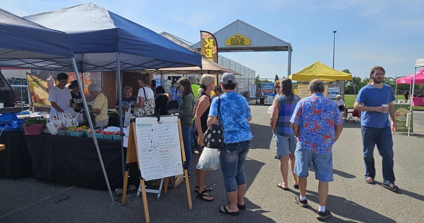 Farmers market in Clarksburg, West Virginia continues to have a busy summer - Vimarsana News