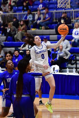 Mickayla Perdue gets to the hole.JPG