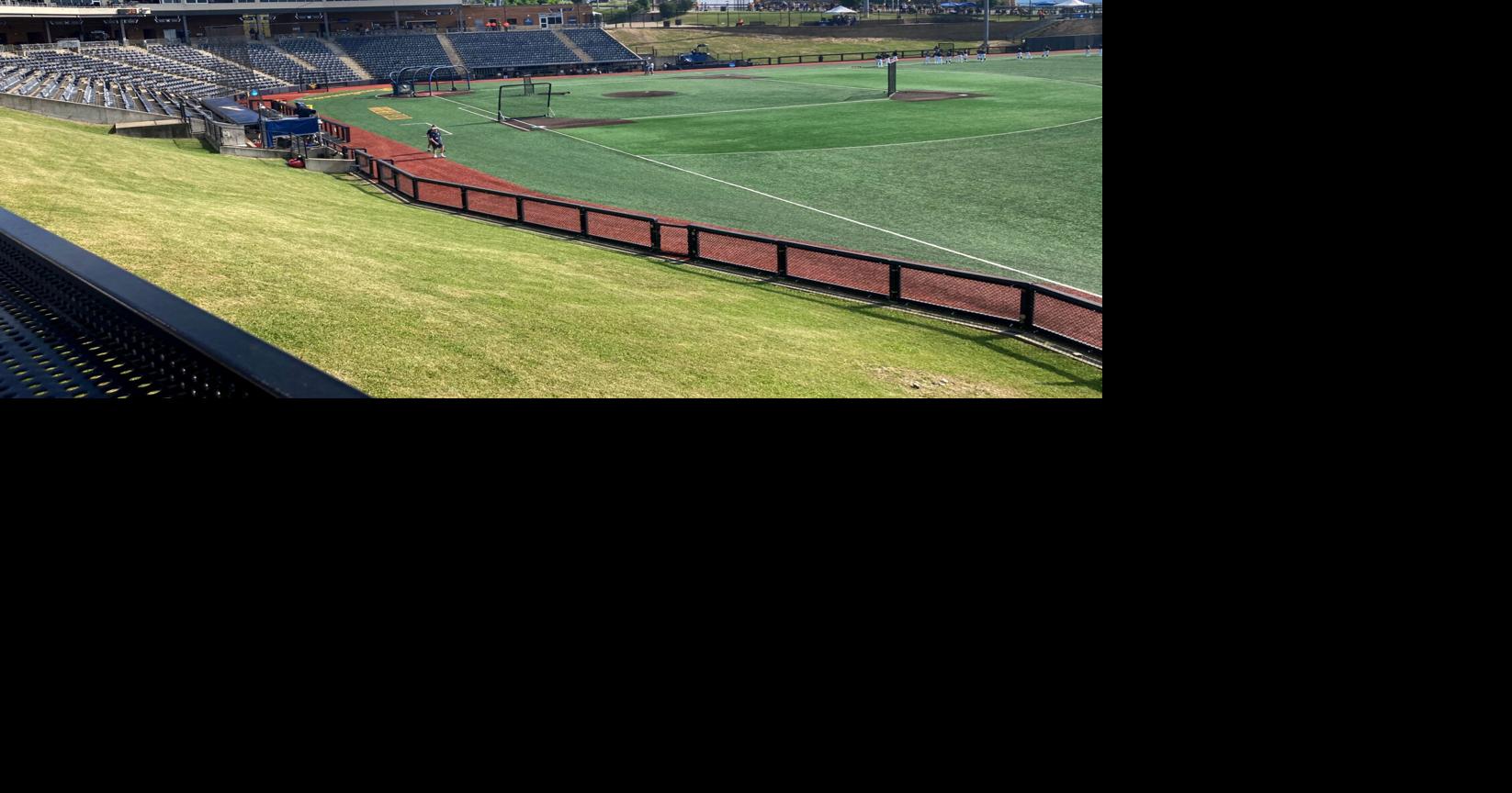 0606 WVU Baseball Kendrick Family Ballpark from outfield front