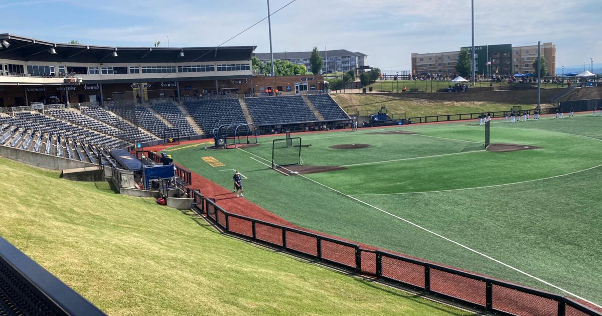 0606 WVU Baseball Kendrick Family Ballpark from outfield front