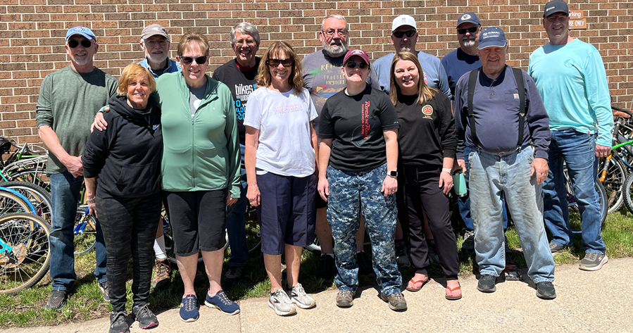 Revving Up the Community: St. Mark's and Bikes for the World Unite for Annual Bike Drive