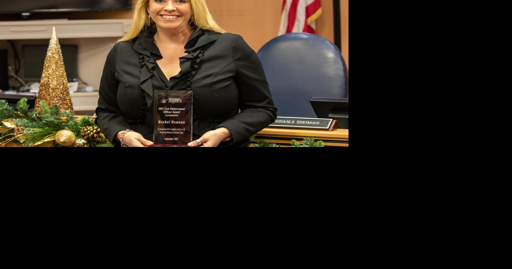 Harrison County, West Virginia, Prosecutor Romano wins statewide award