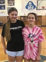 Madelyn Tucker, Jayla Westfall both break school-records, leading B-UMS volleyball to 9-12-2 overall record