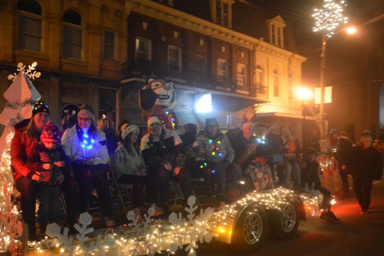 Annual Christmas parade flows through downtown Weston (West Virginia