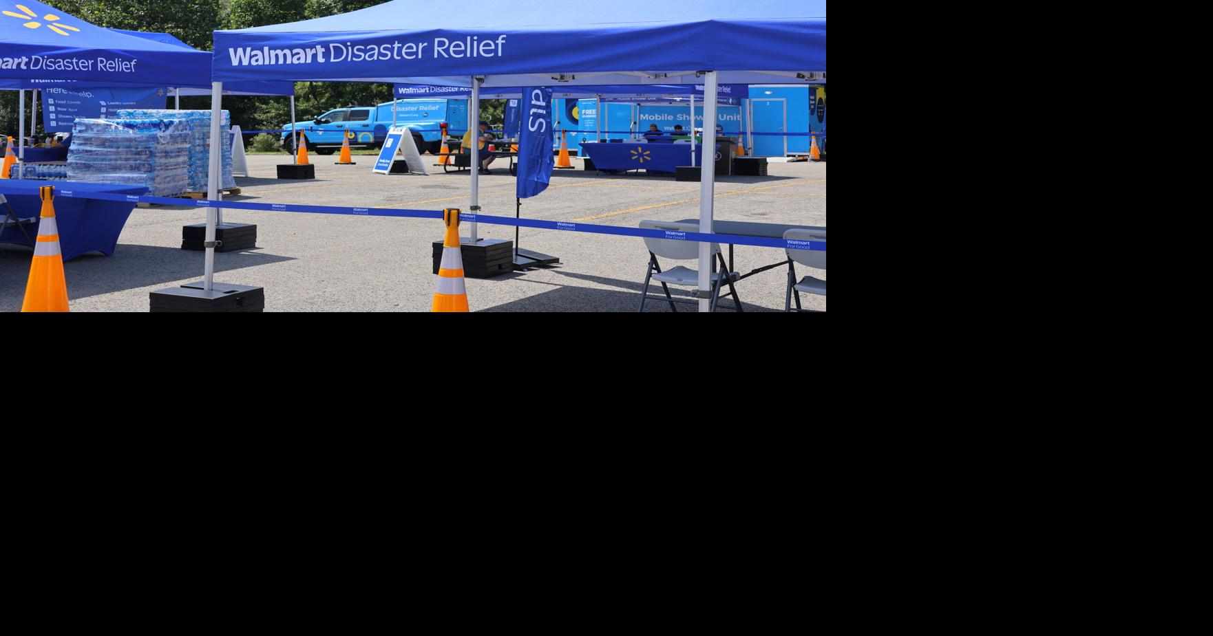 Walmart disaster relief area