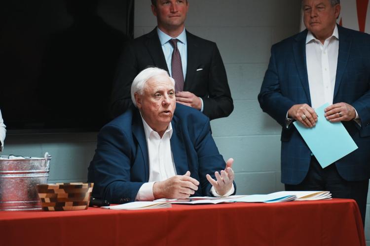 West Virginia Gov. Justice signs coalrelated bills at John Amos Power