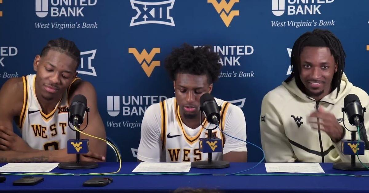 Chance Moore WVU basketball postgame UCF press conference with Honor Huff, Chance ...